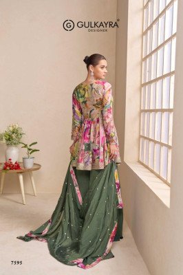 Gulkayra Designer Raaga Real Chinon Embroidered Suit Set Wholesale Ethnic Collection readymade suit catalogs