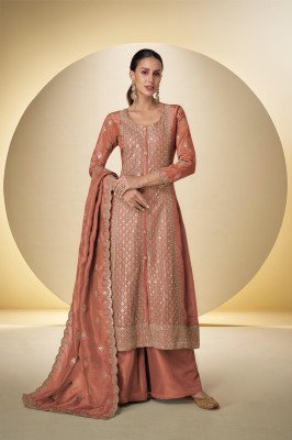 Gulkayra Designer SAKHI Simar Silk 3-Piece Palazzo Set Fancy Palazzo suit catalogue