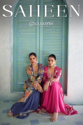 Gulkayra Designer Saheen Indo-Western Jacket Palazzo Set Wholesale 