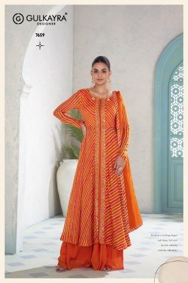 Gulkayra Designer Vanilla Real Chinon Suit Set Buy Online Price readymade suit catalogs