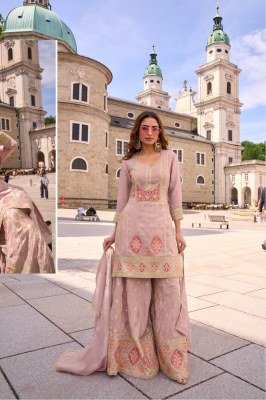 Gulkayra Designer Veronica Real Simar Silk Redymade Suit Collection Wholesale Product readymade suit catalogs