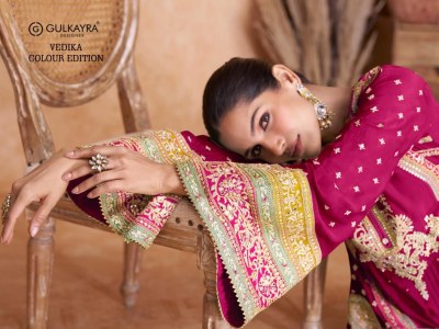 Gulkayra designer by vedika real chinon designer pakistani suit at wholesale price Amavi