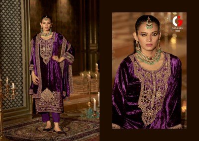 Gull Jee Qurb by Deepsy Suits Pure Velvet Heavy with Viscose Pashmina Wholesale Ethnic Collection readymade suit catalogs