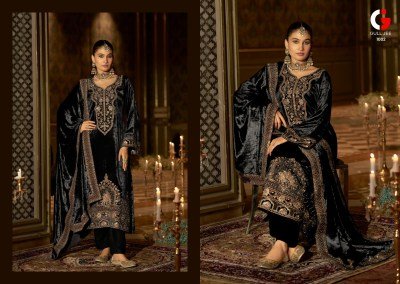 Gull Jee Qurb by Deepsy Suits Pure Velvet Heavy with Viscose Pashmina Wholesale Ethnic Collection readymade suit catalogs