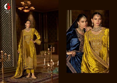 Gull Jee Qurb by Deepsy Suits Pure Velvet Heavy with Viscose Pashmina Wholesale Ethnic Collection readymade suit catalogs