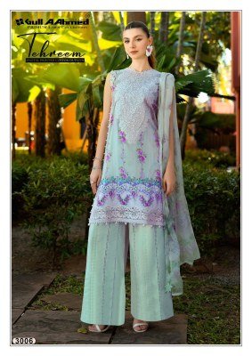 GullaAhmed Tehreem Vol 3 Exclusive Pakistani Karachi Kurti  Pant  and Dupatta in pure lawn cotton with printed Wholesale kurtis catalogs