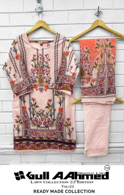 Gullaahmed lawn vol 22 exclusive pure lawn fancy readymade suit catalogue at affordable rate readymade suit catalogs