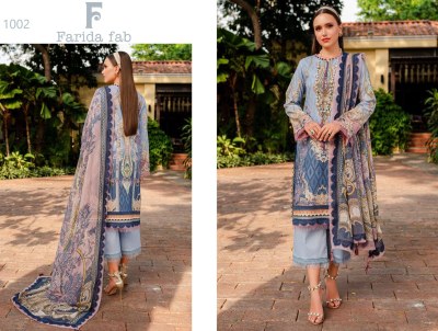 Gulmohar by Farida pure cotton printed unstitched dress material catalogue at affordable rate salwar kameez catalogs