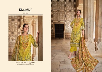 Gulrez Vol 2 by Zulfat Pure Cotton Heavy Embroidered  Unstitched Dress Material catalogue salwar kameez catalogs
