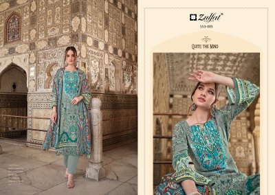 Gulrez Vol 2 by Zulfat Pure Cotton Heavy Embroidered  Unstitched Dress Material catalogue salwar kameez catalogs