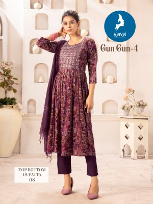 Gungun 4 by Kaya capsual printed designer readymade suit catalogue readymade suit catalogs
