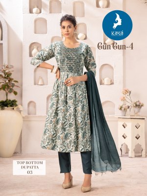 Gungun 4 by Kaya capsual printed designer readymade suit catalogue readymade suit catalogs