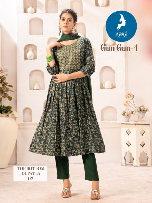 Gungun 4 by Kaya capsual printed designer readymade suit catalogue readymade suit catalogs
