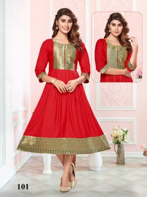 Gunjan by Amavi present fancy heavy reyon jacquard catalogue at amavi expo kurtis catalogs