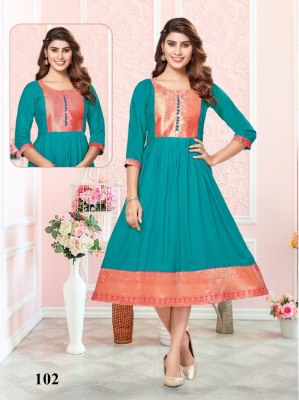Gunjan by Amavi present fancy heavy reyon jacquard catalogue at amavi expo kurtis catalogs