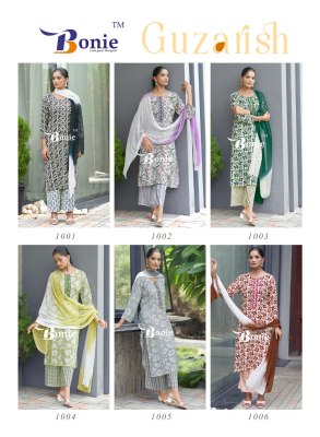 Guzarish by Bonie Fancy exclusive printed kurti pant and dupatta catalogue  readymade suit catalogs