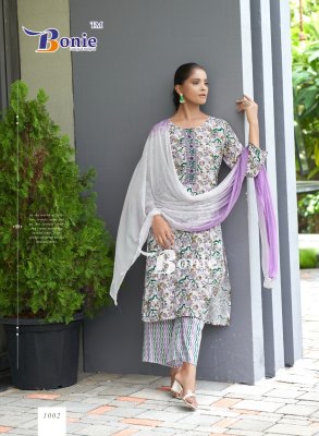 Guzarish by Bonie Fancy exclusive printed kurti pant and dupatta catalogue  readymade suit catalogs