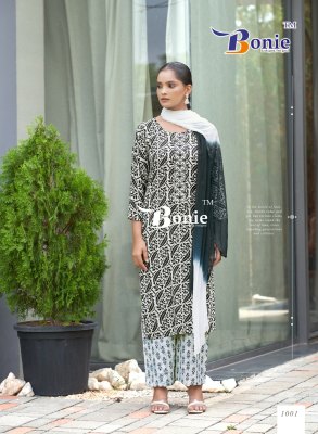 Guzarish by Bonie Fancy exclusive printed kurti pant and dupatta catalogue  readymade suit catalogs
