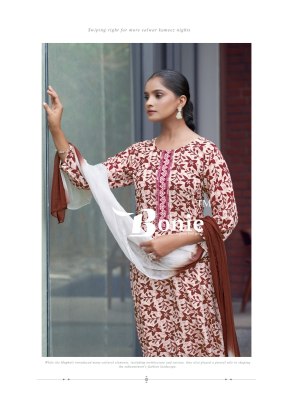Guzarish by Bonie Fancy exclusive printed kurti pant and dupatta catalogue  readymade suit catalogs