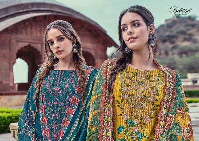 Guzarish vol 11 by Belliza pure cotton designer dihital print dress material catalogue at amaviexpo salwar kameez catalogs