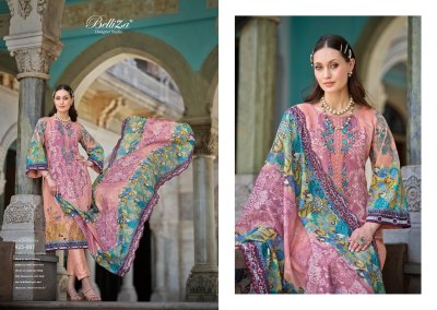 Guzarish vol 12 by Belliza pure cotton embroidered printed dress material catalogue salwar kameez catalogs