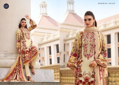 Guzarish vol 20 by Belliza Cotton Digital Printed Embroidered Dress material catalogue low rate dress material catalogs