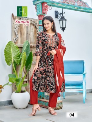 H Dot By Hirwa Suman Vol 2 Heavy Modal Latest Naira Cut 3piece festive wear wholesale Kurti catalogue   kurtis catalogs