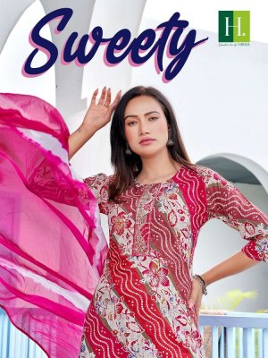 H Dot By Hirwa Sweety 3 piece Kurti Catalogue design wholesaler   Amavi
