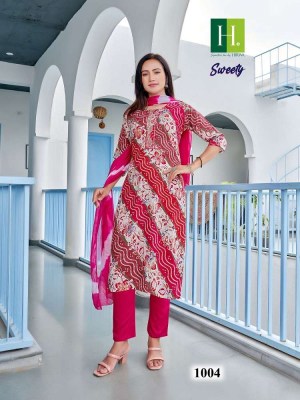 H Dot By Hirwa Sweety 3 piece Kurti Catalogue design wholesaler   kurtis catalogs