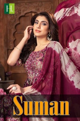 H Dot by hirwa new launch suman modal foil printed nyra cut festive wear Kurti with pants with dupatta set catalogue  kurtis catalogs