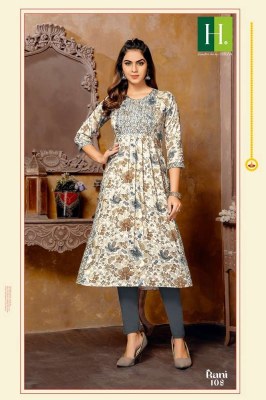 H dot By Hirwa Rani Naira Cut Festive Wear wholesale Kurti catalogue  kurtis catalogs