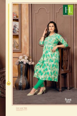 H dot By Hirwa Rani Naira Cut Festive Wear wholesale Kurti catalogue  kurtis catalogs