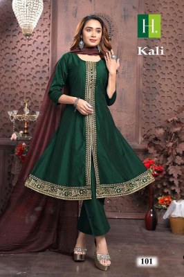 H dot by Hirwa Kali Long Slub Silk Anarkali Festive wear Kurtis collection  kurtis catalogs