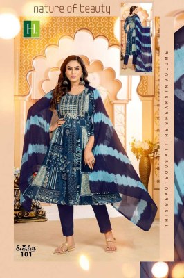 H dot by Hirwa Scarlett festive wear naira  Kurti pant dupatta set wholesale catalogue  kurtis catalogs