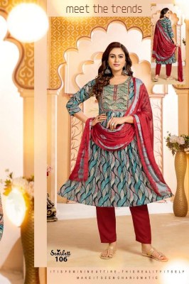 H dot by Hirwa Scarlett festive wear naira  Kurti pant dupatta set wholesale catalogue  kurtis catalogs