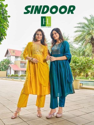 H dot by Hirwa Sindoor presents 3pice naira set wholesale Kurti catalogue  Amavi