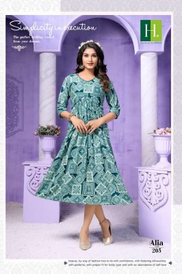 H dot by Hirwa presents Alia vol 2 latest Alia Cut wholesale Kurti catalogue   kurtis catalogs
