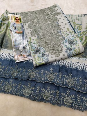 HALA Needle Wonder Lawn Cotton Embroidered Dress Material with Dupatta dress material catalogs
