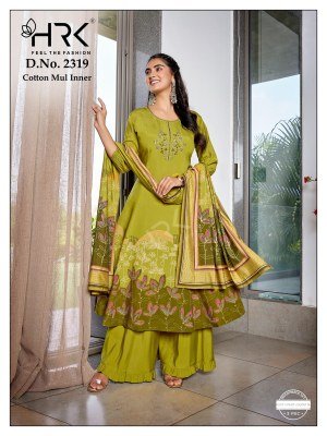 HRK D.No-2319 Soft Modal Foil Print Anarkali with Hand Work Plazzo Bulk Wholesale readymade suit catalogs