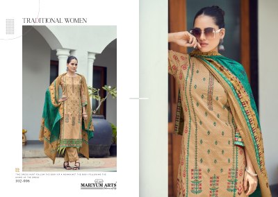 Habiba by Mariyum arts pure cambric cotton designer dress material collection salwar kameez catalogs