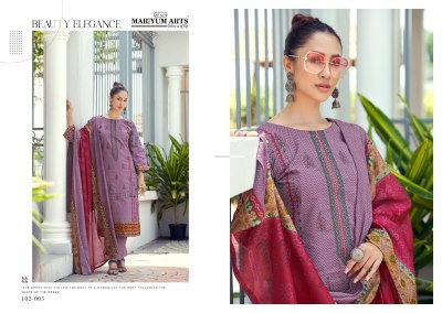 Habiba by Mariyum arts pure cambric cotton designer dress material collection salwar kameez catalogs