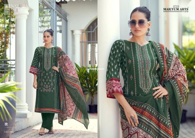 Habiba by Mariyum arts pure cambric cotton designer dress material collection salwar kameez catalogs