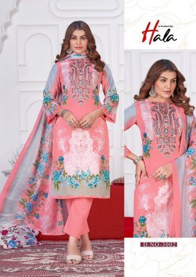 Hala Aayat Vol-03 Heavy Embroidery Cotton Dress Material Collection dress material catalogs