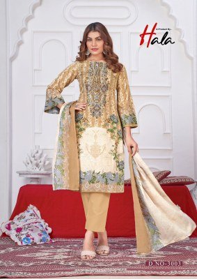 Hala Aayat Vol-03 Heavy Embroidery Cotton Dress Material Collection dress material catalogs