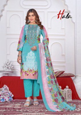 Hala Aayat Vol-03 Heavy Embroidery Cotton Dress Material Collection dress material catalogs