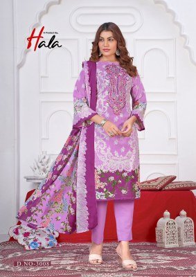 Hala Aayat Vol-03 Heavy Embroidery Cotton Dress Material Collection dress material catalogs