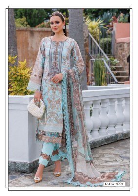 Hala Alara Vol 4 Premium Unstitched Karachi Print Heavy Lawn Cotton Collection Wholesale dress material catalogs