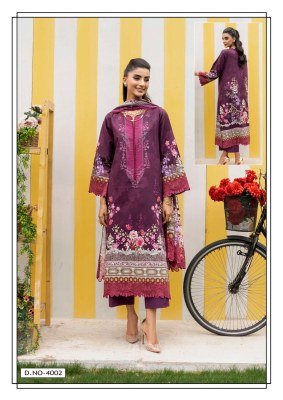 Hala Alara Vol 4 Premium Unstitched Karachi Print Heavy Lawn Cotton Collection Wholesale dress material catalogs