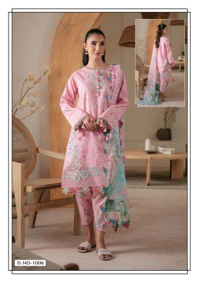 Hala Noor Banu Vol 1 Readymade Designer Suit Heavy Cotton Lawn Karachi Print Wholesale readymade suit catalogs