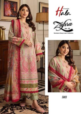 Hala Presents Zafira Vol 5 Pure Lawn Cotton Pakistani Suits Wholesale catalogue  pakistani suit catalogs